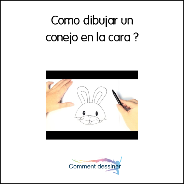 Como dibujar un conejo en la cara